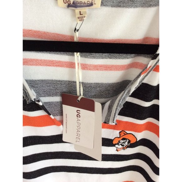 NWT Oklahoma State NCAA, Size L Long Sleeve Womens Top, Ug Apparel Brand - Picture 3 of 6